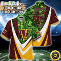 Customized NFL Washington Commanders Hawaii Shirt St Patricks Day Aloha Shirt