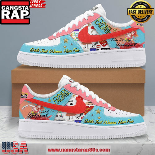 Cyndi Lauper Farewell Tour Limited Edition Air Force 1 Running Sneakers Shoes