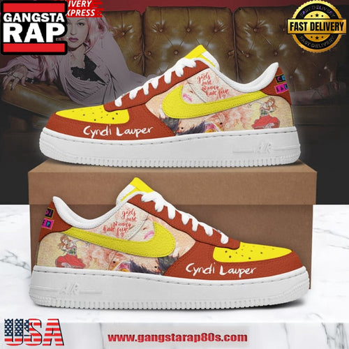 Cyndi Lauper Limited Edition Air Force 1 Sneakers Shoes