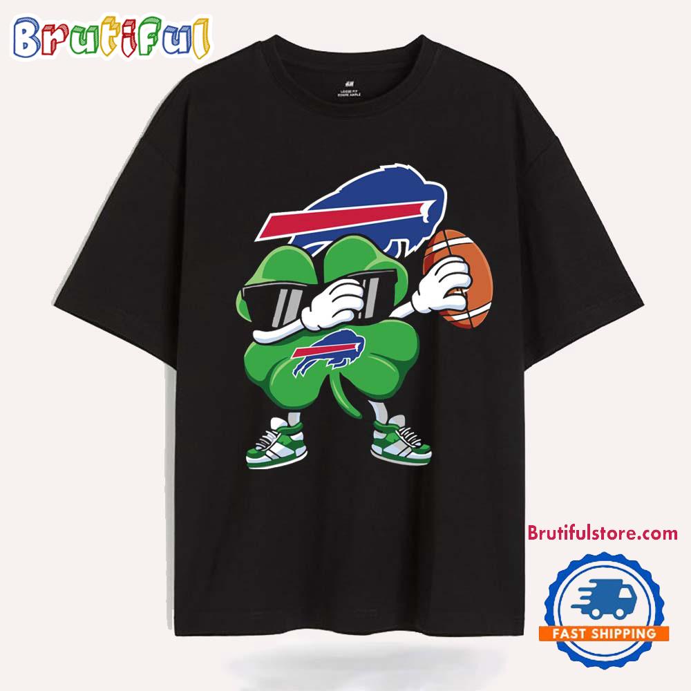 Dabbing Shamrock St Patricks Day Buffalo Bills NFL 2025 T Shirt