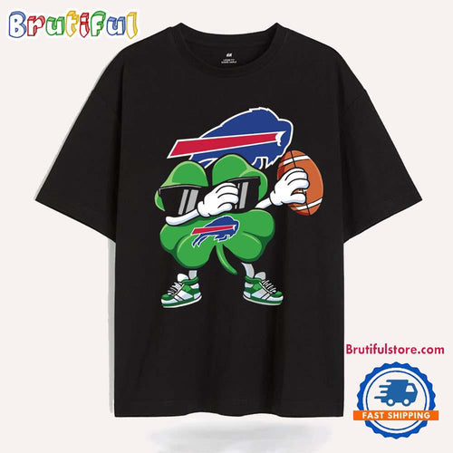 Dabbing Shamrock St Patricks Day Buffalo Bills NFL 2025 T Shirt