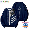 Dallas Cowboys 2025 NFL Customized Round Neck Sweatshirt