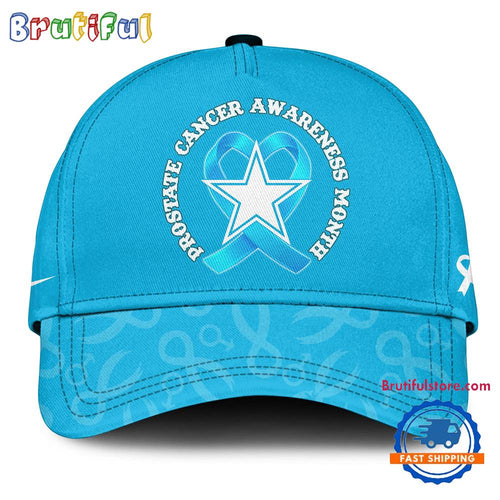 Dallas Cowboys 2025 NFL Prostate Cancer Awareness Baseball Cap