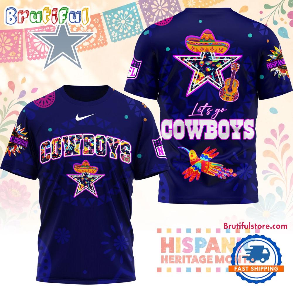 Dallas Cowboys 2026 NFL Hispanic Heritage Fiesta 3D Shirt