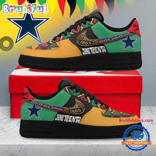 Dallas Cowboys 2026 NFL Juneteenth Air Force 1 Shoes Sneaker