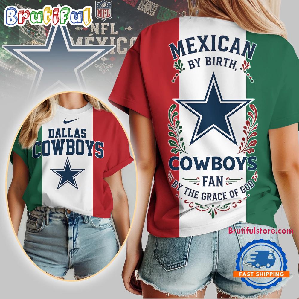 Dallas Cowboys 2026 NFL Mexican By Birth Unisex 3D Shirt