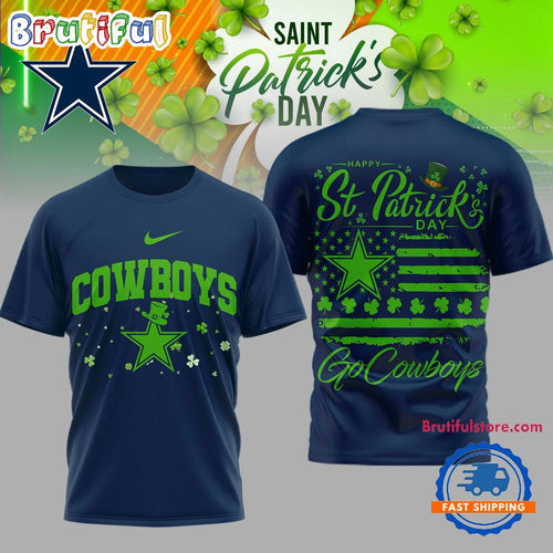 Dallas Cowboys 2026 NFL St. Patricks Day Special New 3D Shirt