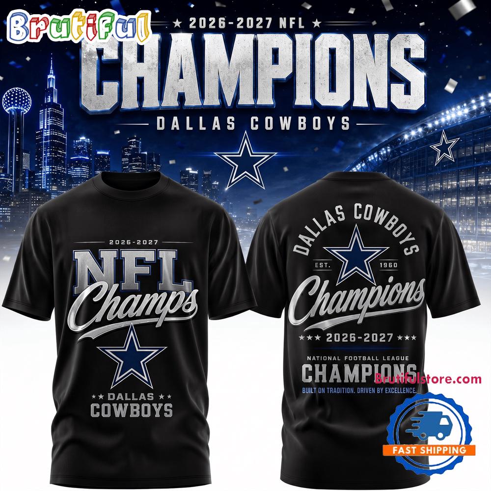Dallas Cowboys 2026-2027 NFL Team Champions 3D Shirt