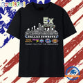 Dallas Cowboys 5x Super Bowl Champions Skyline Signatures T Shirt