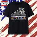 Dallas Cowboys 5x Super Bowl Champions Skyline Signatures T Shirt