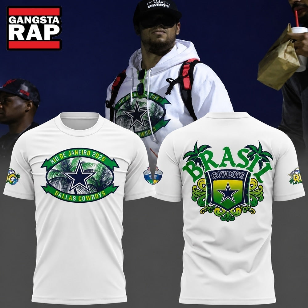 Dallas Cowboys Brazil Rio De Janeiro Game 2026 Graphic T Shirt
