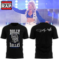 Dallas Cowboys Dolly Parton Signature Black T Shirt