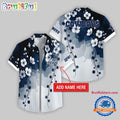 Dallas Cowboys Flower Pattern Trendy Summer Button Hawaii Shirt