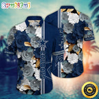Dallas Cowboys Hawaii Shirt Flower Laid Back Hawaiian Charm