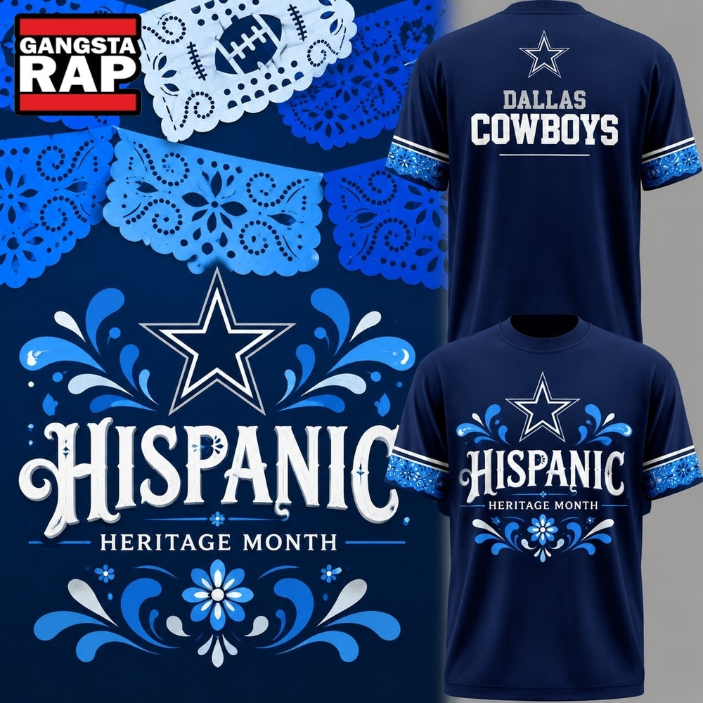 Dallas Cowboys Hispanic Heritage Month 2026 T Shirt