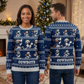 Dallas Cowboys Mickey Mouse Football Player Ugly Christmas Sweater