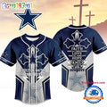 Dallas Cowboys NFL Blessed Beyond The Score Baseball Jersey