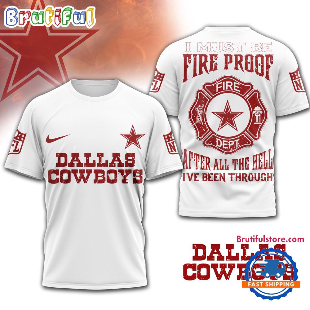 Dallas Cowboys NFL Built By Fire Game Day Limited Edition 3D Shirt