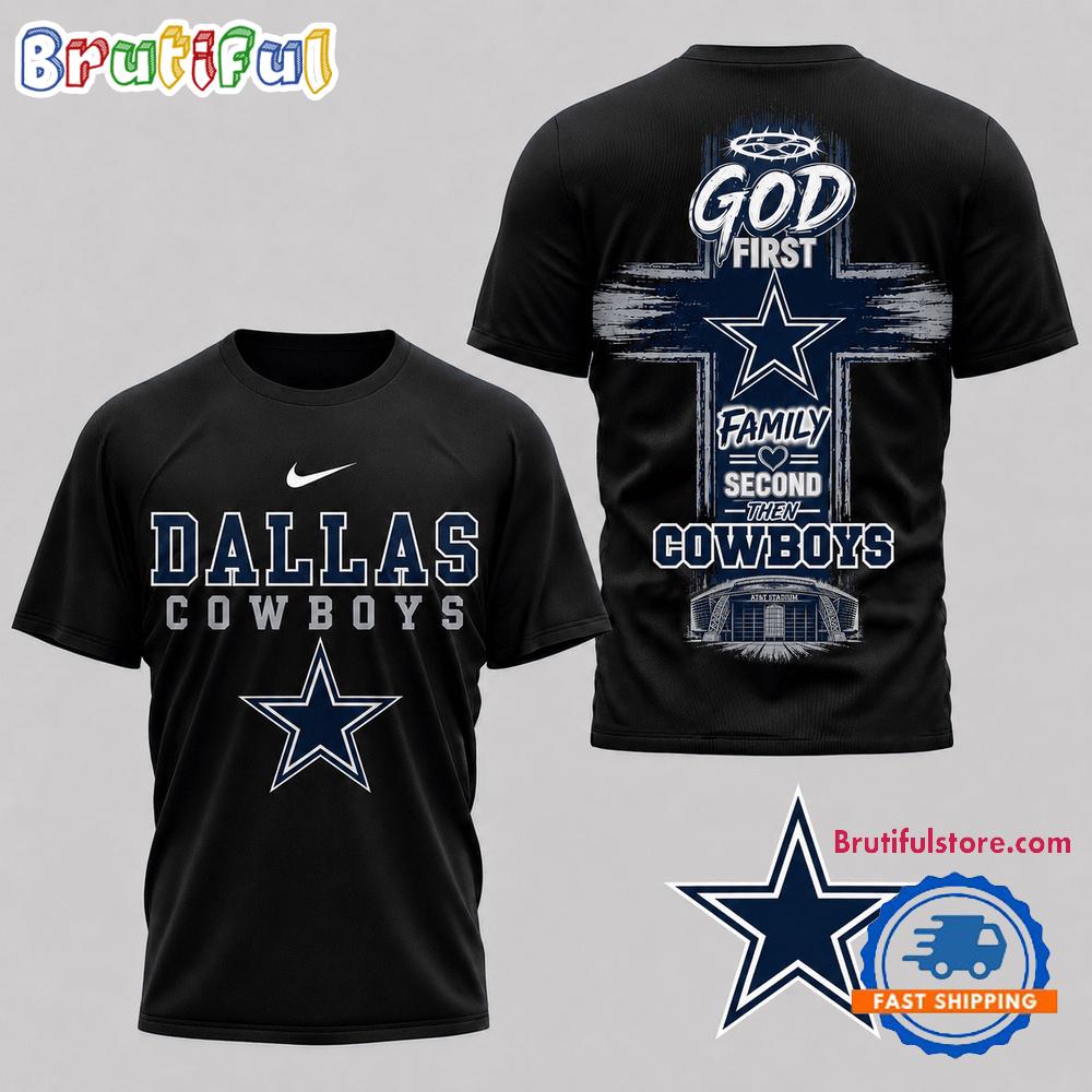 Dallas Cowboys NFL Faith Family Team Pride 3D T Shirt