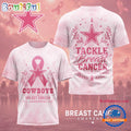 Dallas Cowboys NFL Hope Strength Support Breast Cancer Limited 3D Shirt