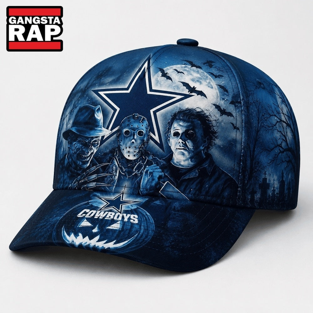 Dallas Cowboys NFL Horror Night Halloween 2026 Design Classic Cap