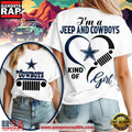 Dallas Cowboys NFL Jeep Girl Women’s 3D T Shirt
