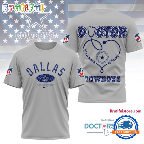 Dallas Cowboys NFL National Doctors Day Unisex 3D Shirt