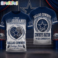 Dallas Cowboys NFL Pride Loyalty Tradition 3D Shirt