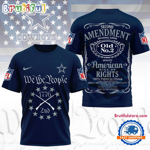 Dallas Cowboys NFL Second Amendment Limited Edition 3D Shirt