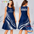 Dallas Cowboys NFL Team Pride Women’s Sleeveless Dress