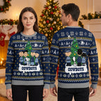 Dallas Cowboys Peanuts Characters Christmas Tree Ugly Christmas Sweater