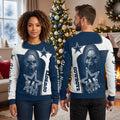 Dallas Cowboys Skull And Star Graphic Sweater
