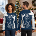 Dallas Cowboys Skull And Star Graphic Sweater