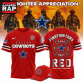Dallas Cowboys x Firefighter Appreciation Night 2026 Limited Edition T Shirt