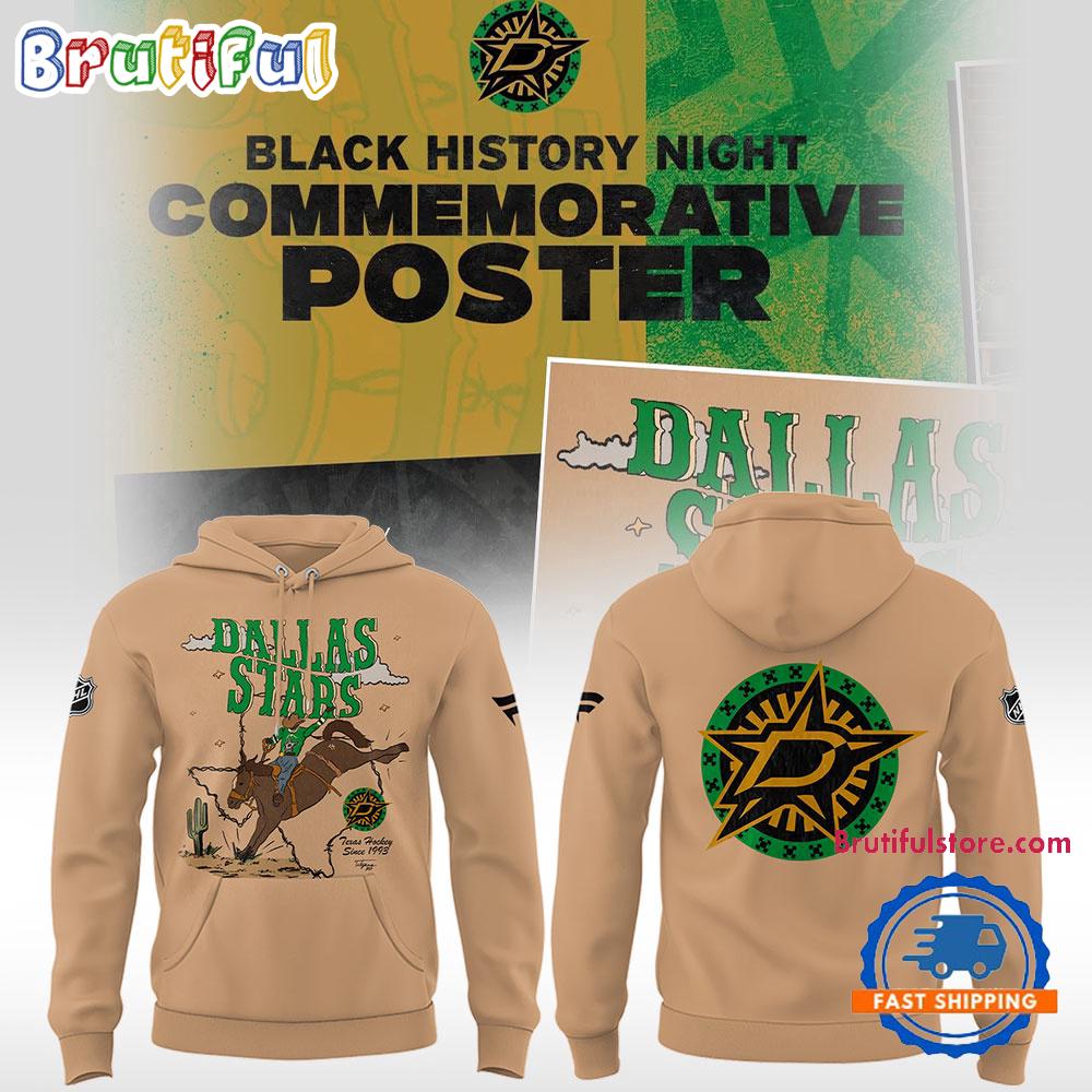 Dallas Stars x Black History Night 2025 NHL New Hoodie T-Shirt