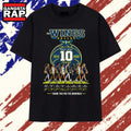 Dallas Wings 10th Anniversary 2016 2026 Signatures WNBA T Shirt