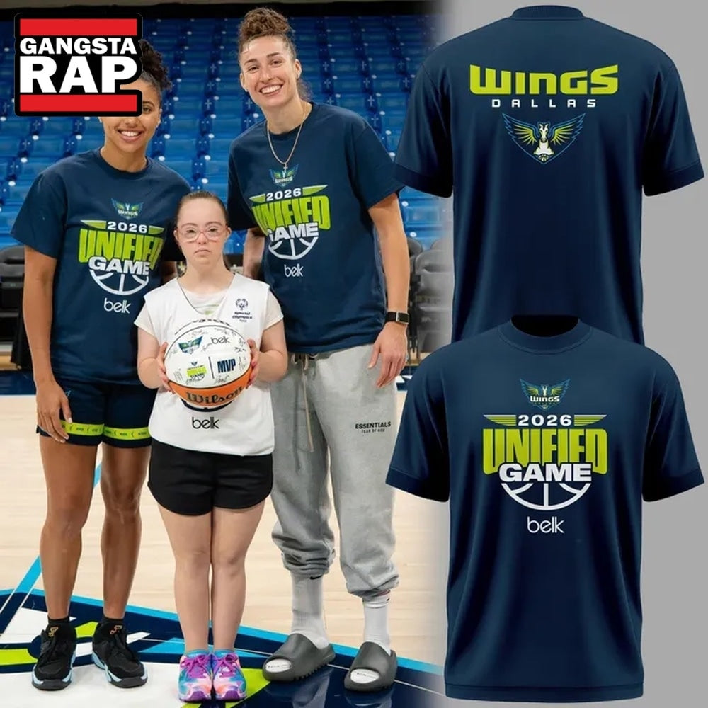 Dallas Wings 2026 Unified Game Hoodie T-Shirt