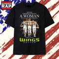 Dallas Wings Fan Shirt, Never Underestimate A Woman Who Loves Basketball T Shirt