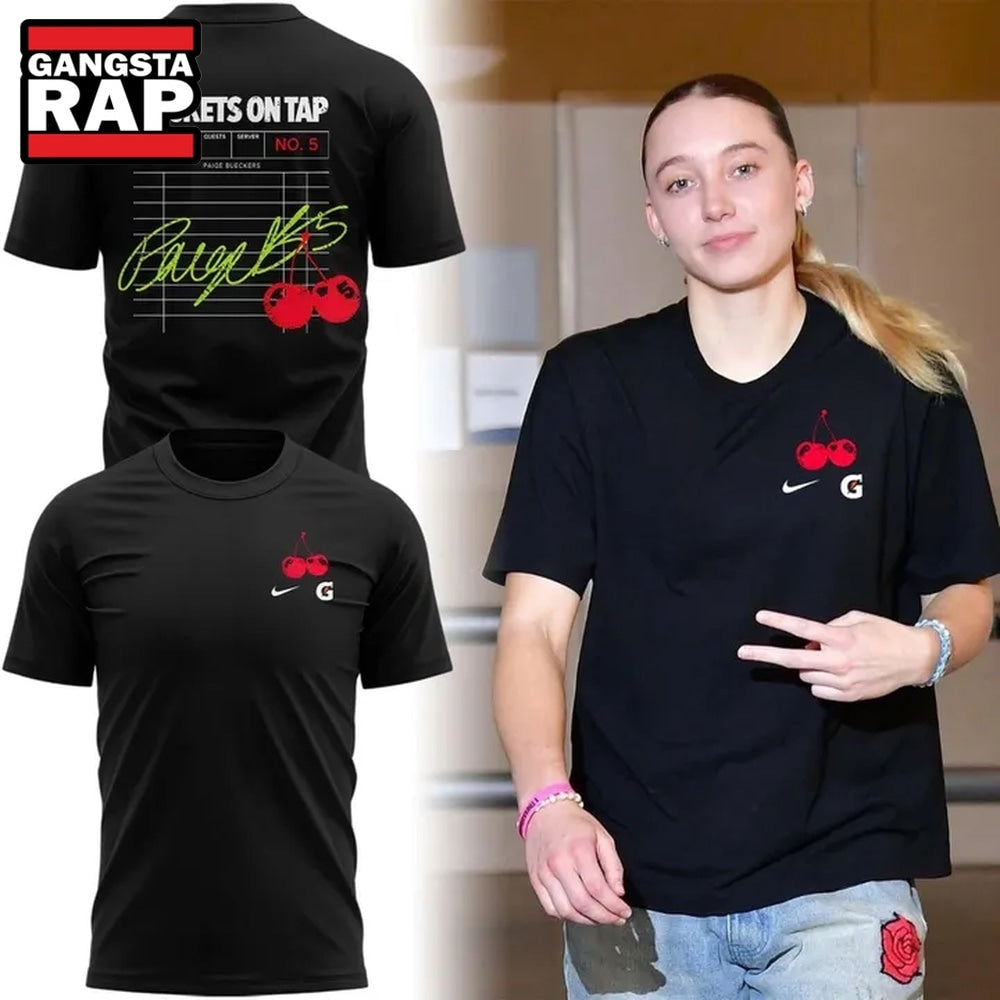 Dallas Wings Paige Bueckers Buckets on Tap 3D Shirt Hoodie T-Shirt