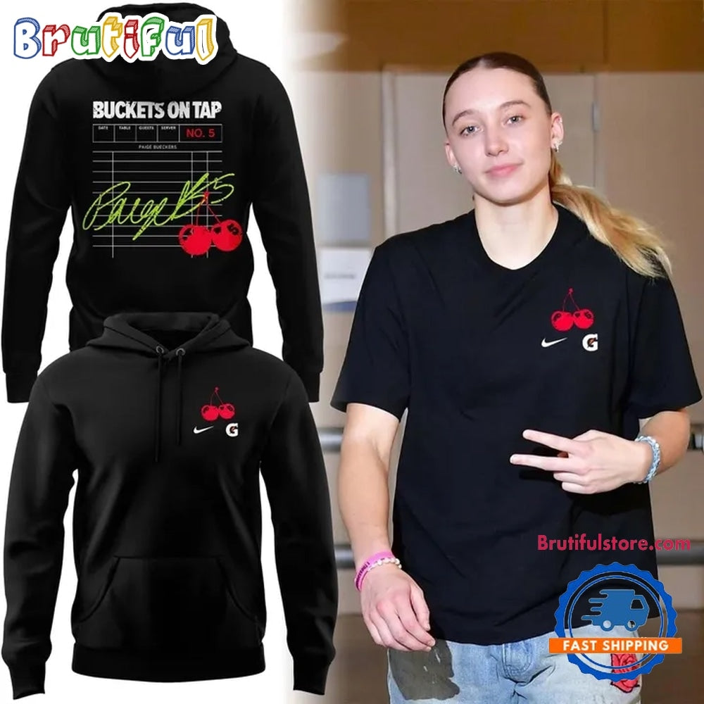 Dallas Wings Paige Bueckers Buckets on Tap Hoodie Shirt