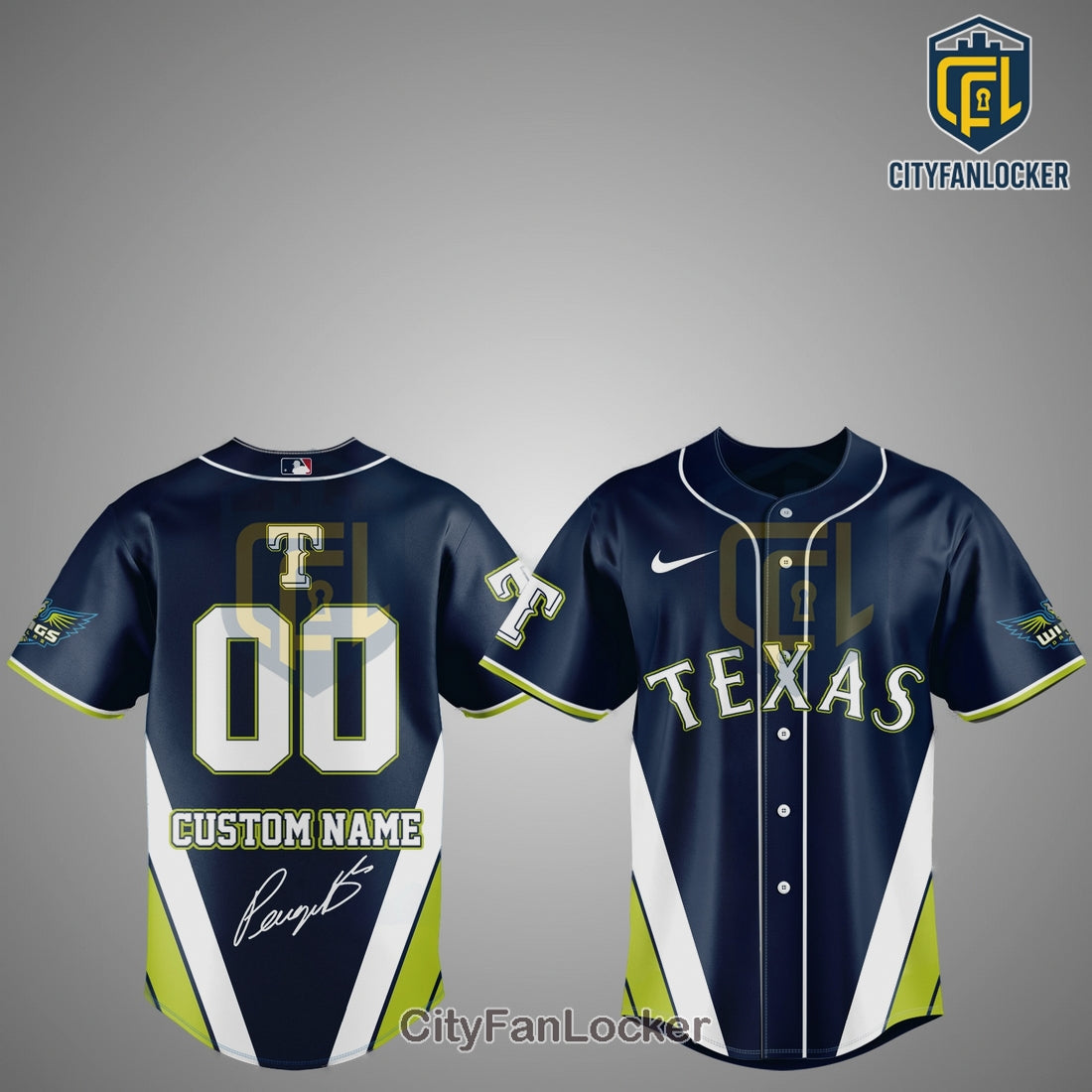 Dallas Wings Texas Rangers Custom Baseball Jersey 2025