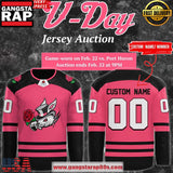 Danbury Hat Tricks V-Day 2025 Limited Edition Hockey Jersey