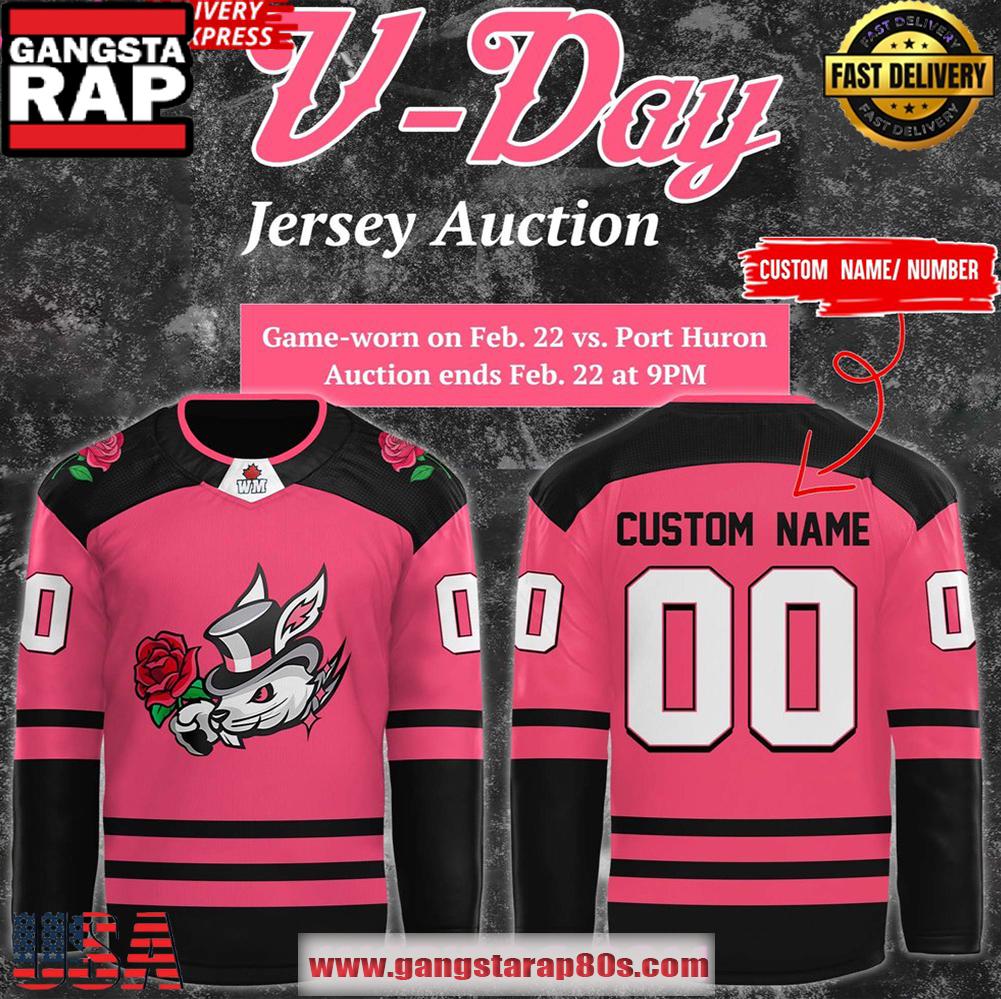 Danbury Hat Tricks V-Day 2025 Limited Edition Hockey Jersey