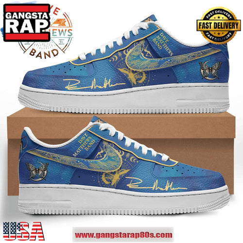 Dave Matthews Band 1991 Blue Air Force 1 Running Sneakers Shoes