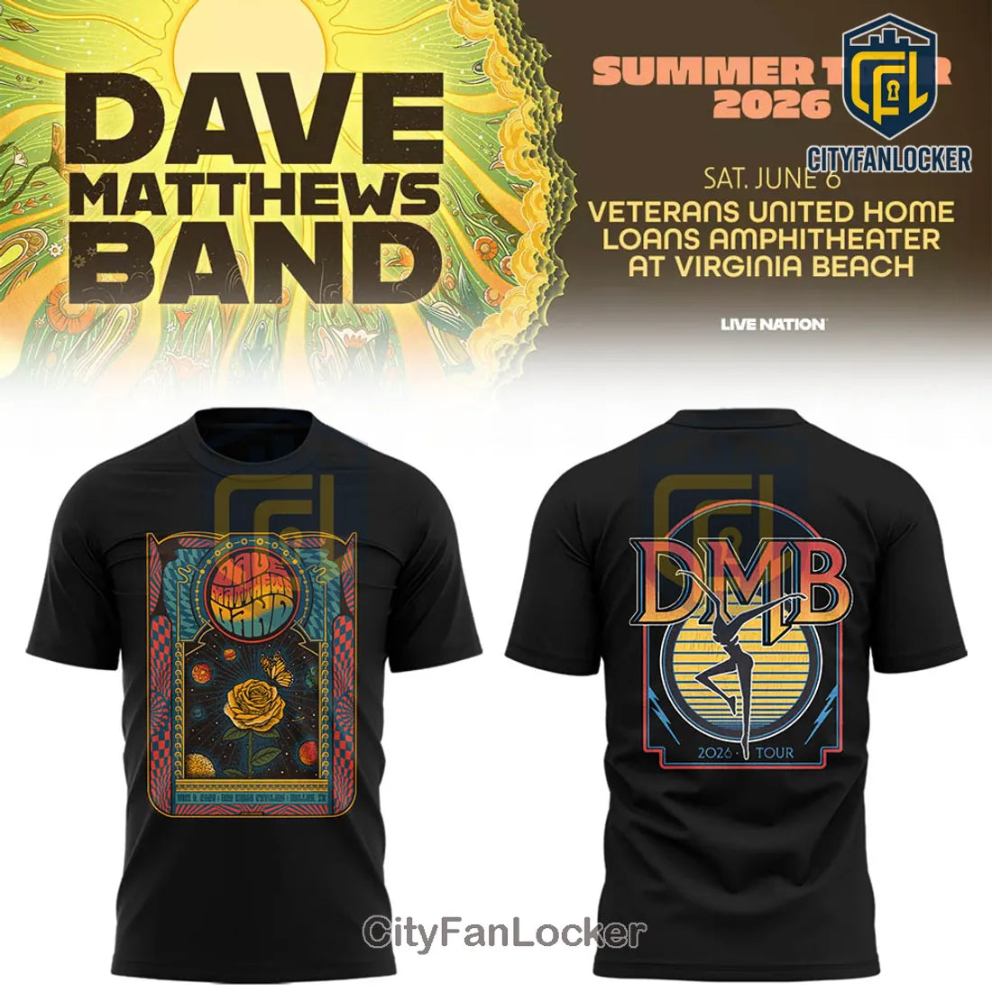 Dave Matthews Band 2026 Summer Tour Premium Shirt