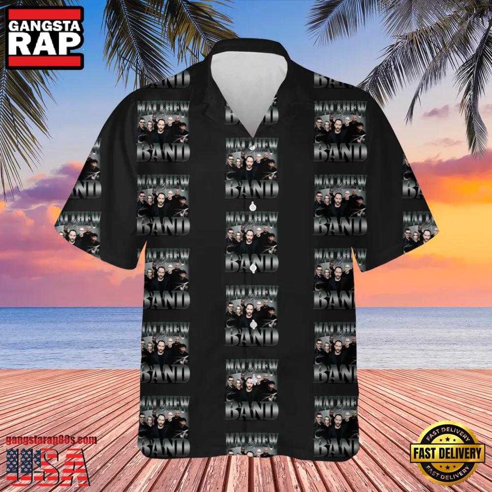 Dave Matthews Band 90s Vintage Hot Summer Aloha Shirt Shirt