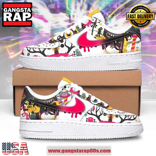 Dave Matthews Band Crash Into Style Air Force 1 Running Sneakers Shoes