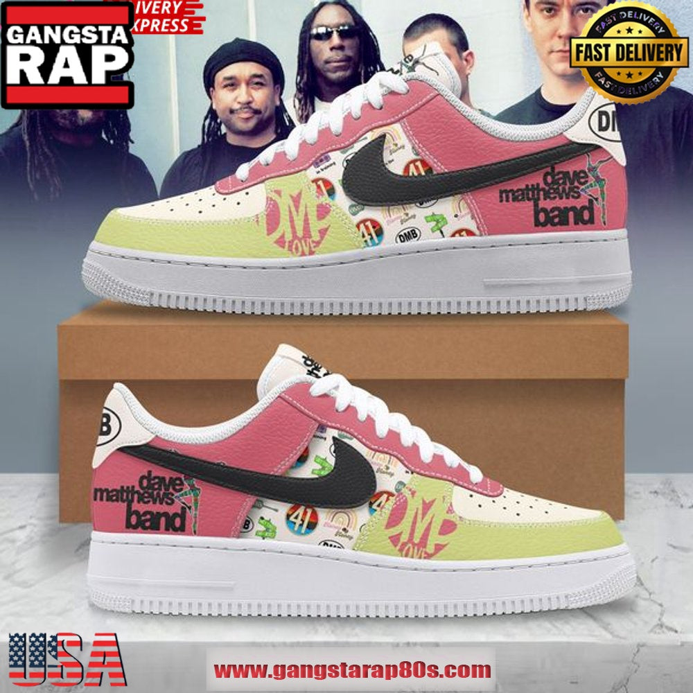 Dave Matthews Band DMB Love Air Force 1 Running Sneakers Shoes