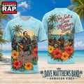 Dave Matthews Band Hawaiian Vibes Sunset Palm and Hibiscus 2026 3D Shirt
