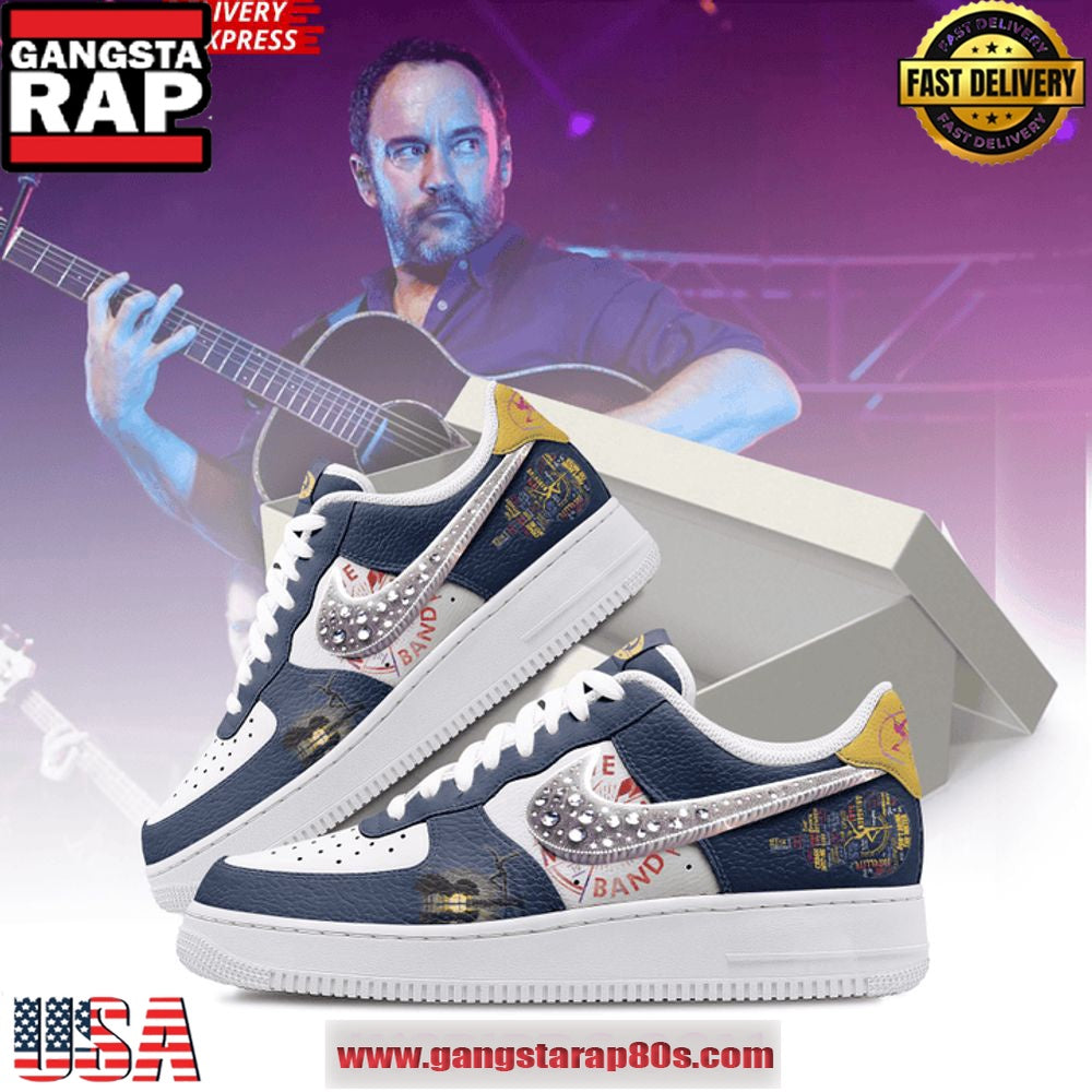 Dave Matthews Band Limited Edition Air Force 1 Running Sneakers Shoes